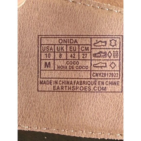 Earth Origins Onida Taupe Suede Braided Leather Sandals Size 10 Comfort Boho - Picture 7 of 9